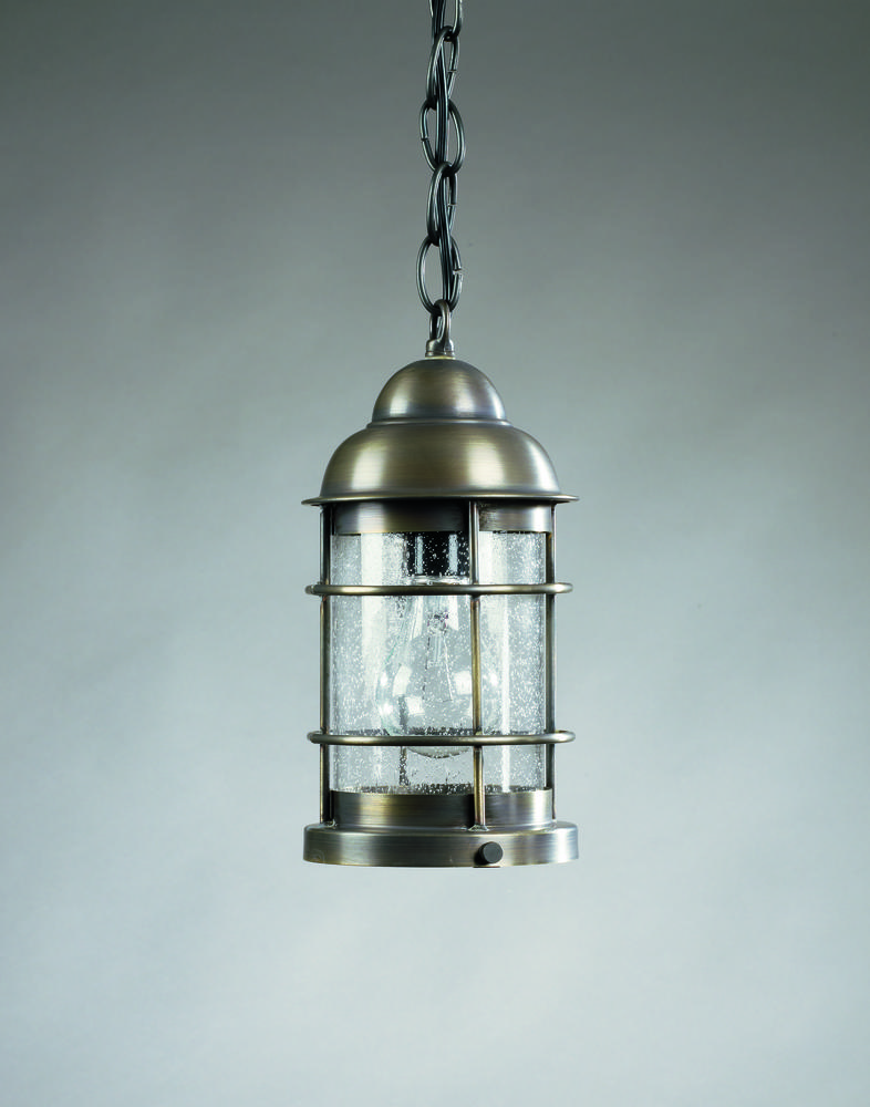 Nautical Hanging Antique Brass Medium Base Socket Seedy Marine Glass Nautical Hanging Antique Brass Medium Base Socket Seedy Marine Glass
